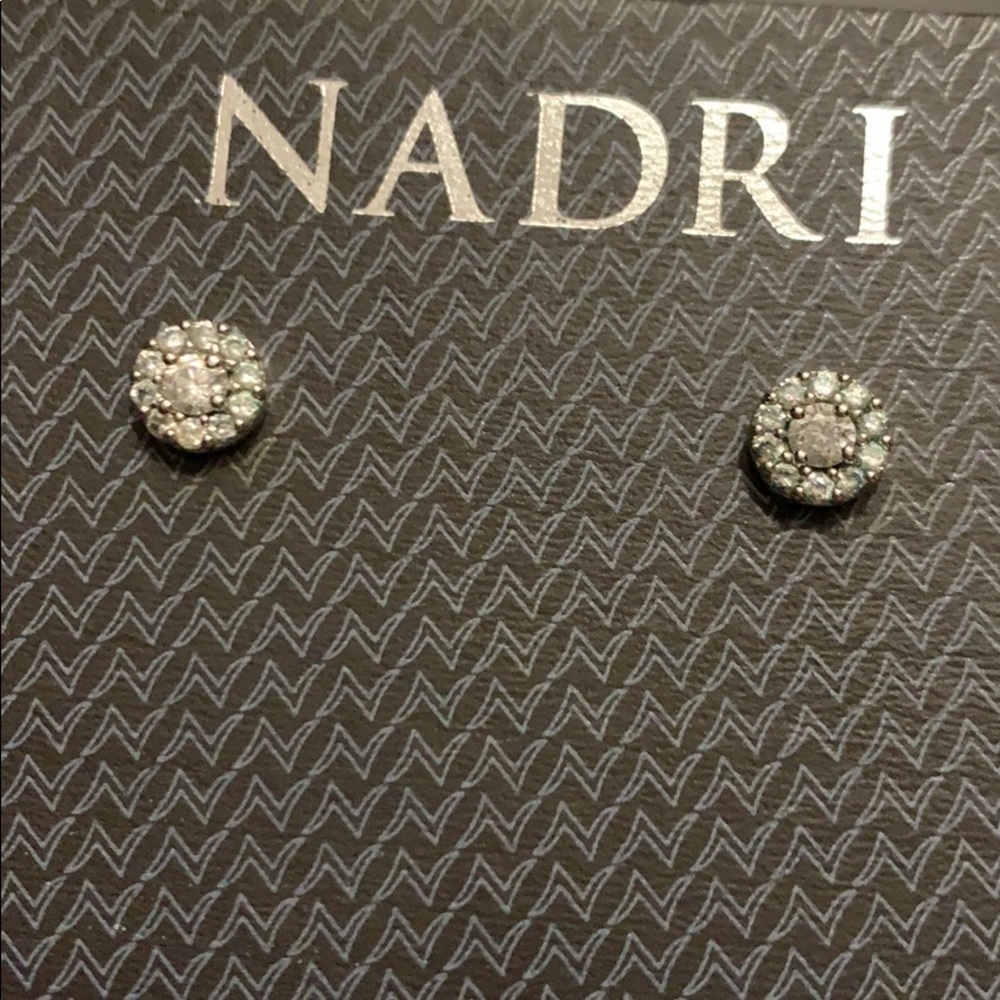 Nadri studded earrings